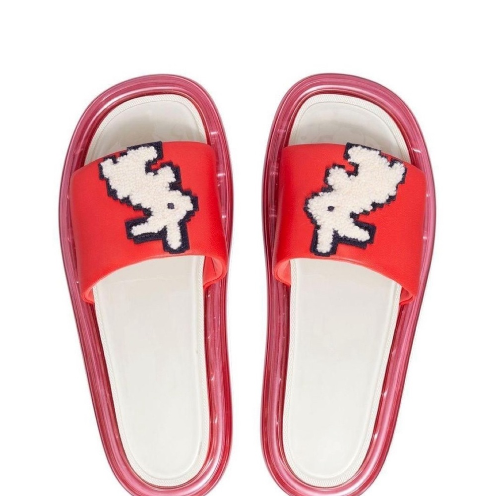 Tory Burch Rabbit Bubble Jelly Slides - image 2